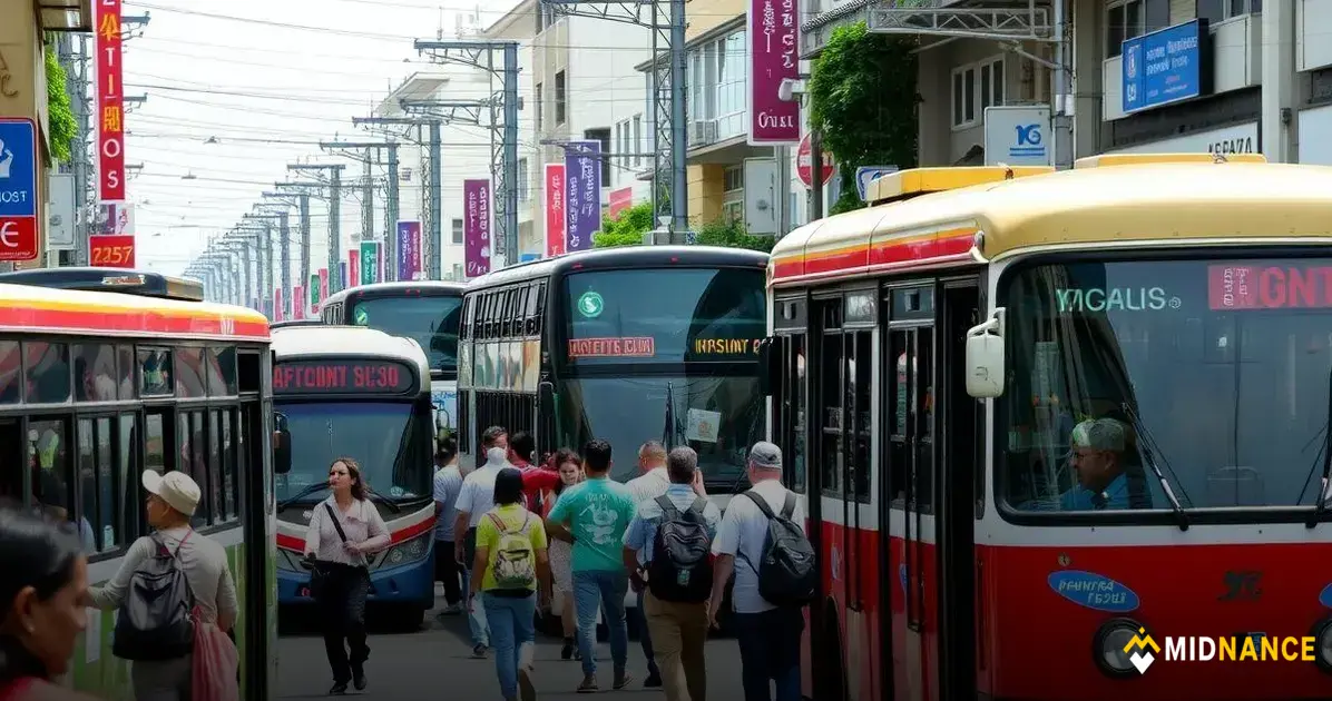 Öffentliche Verkehrsmittel in günstigen Reisezielen