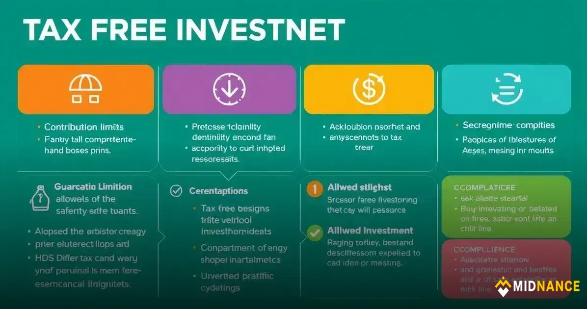 Tax Regulations on Tax Free Investments